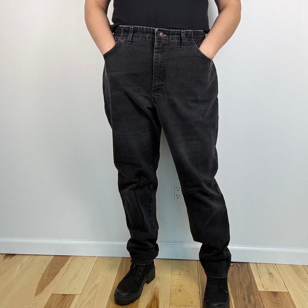 Vintage Womens black Lee jeans size 18W Long